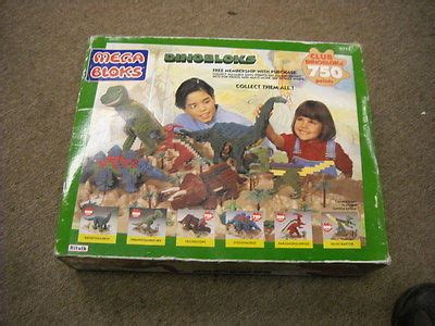 dinosaur mega bloks|1993 Megabloks Dinobloks Triceratops Set 9711 Dinosaur .